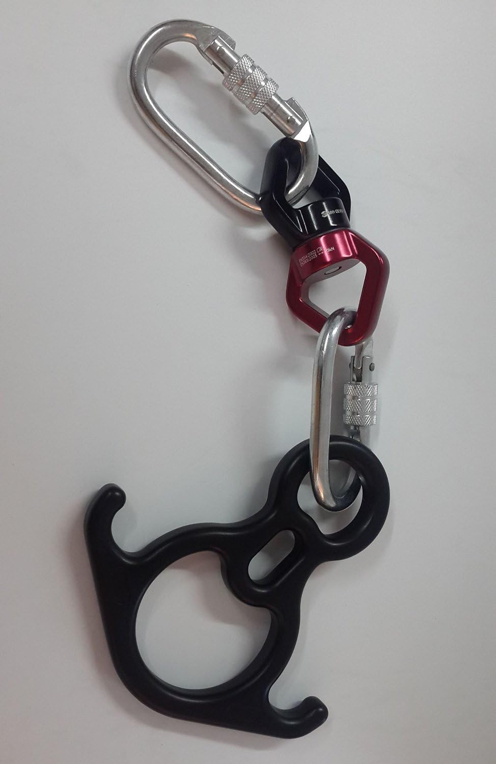 DASKING Aerial Silks Starter Kit - Durable 11Yards of Aerial Yoga Hammock with Hardware, Aerial Swing for Acrobatic Flying Yoga & All Levels (Aerial Rigging Point Up to 14ft)