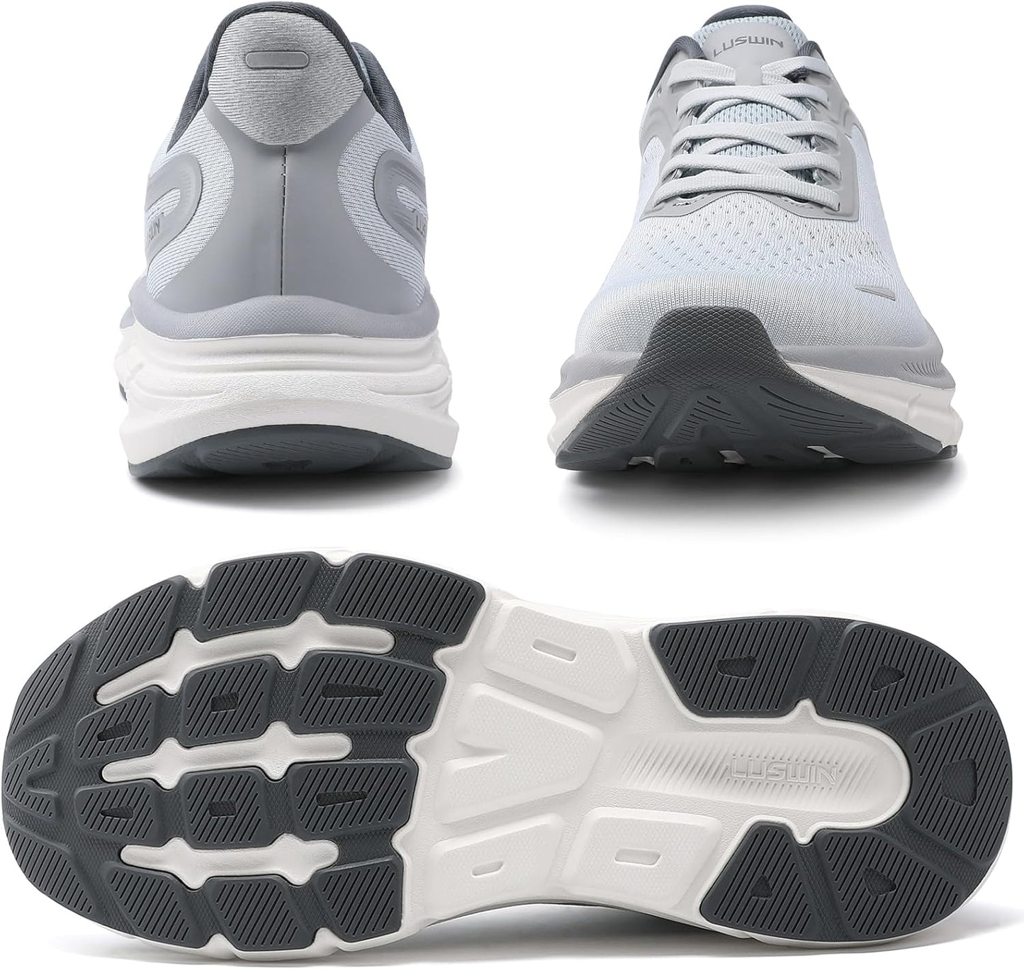 Men's Walking Shoes Lightweight Breathable Cushioning Running Shoes Athletic Tennis Workout Gym Non Slip Comfortable Fashion Sneakers