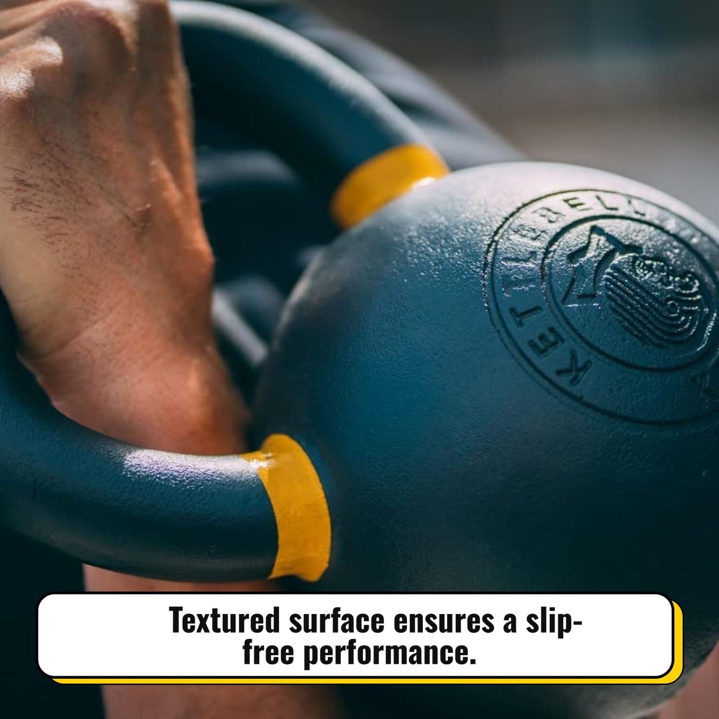 Kettlebell Kings Powder Coated Kettlebell Weights 5-90 LB | Workout Gym Equipment & Strength training sets for Women & Men | Durable Coating for Grip Strength, Rust Prevention