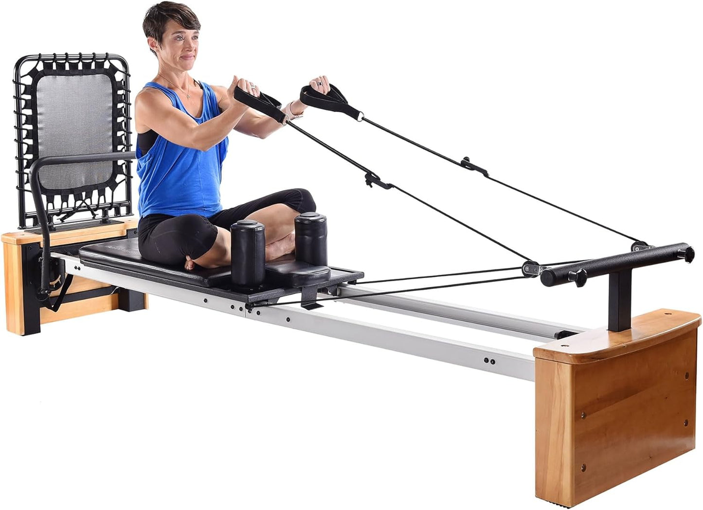 Stamina Products AeroPilates Reformer Workout Machine for Home Gym, 300 lb Capacity