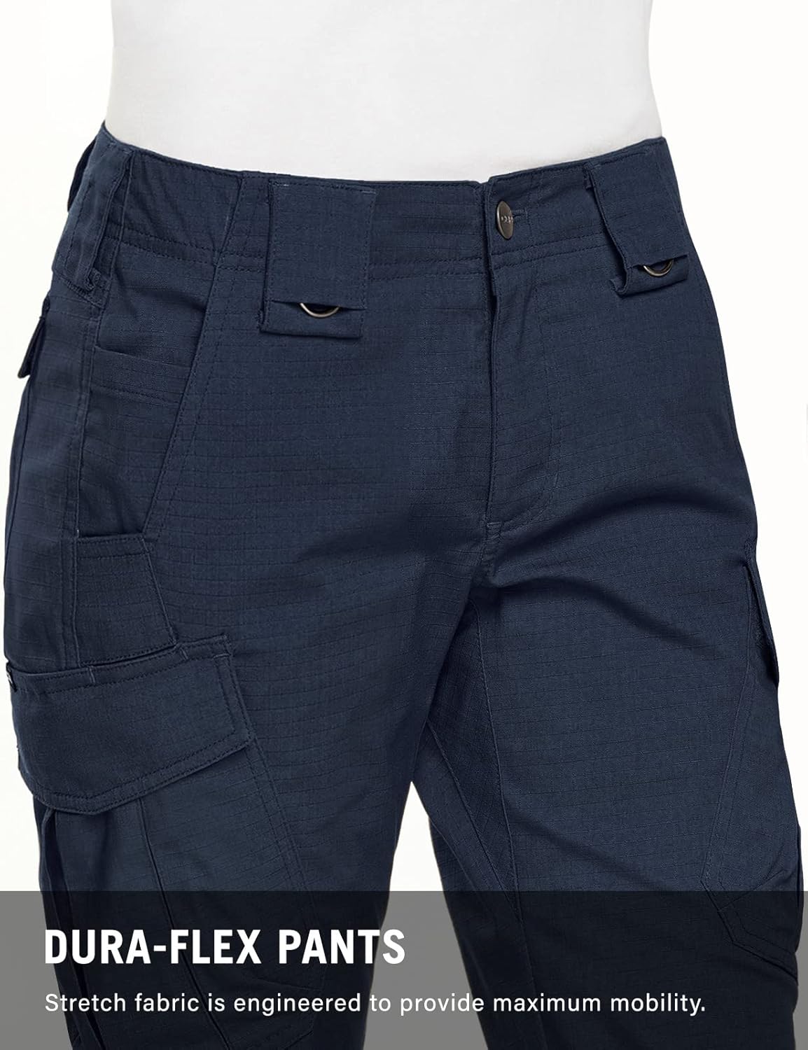 CQR Women's Flex Stretch Tactical Pants, Water Resistant Ripstop Cargo Work Pants with Pockets for Outdoor & Hiking