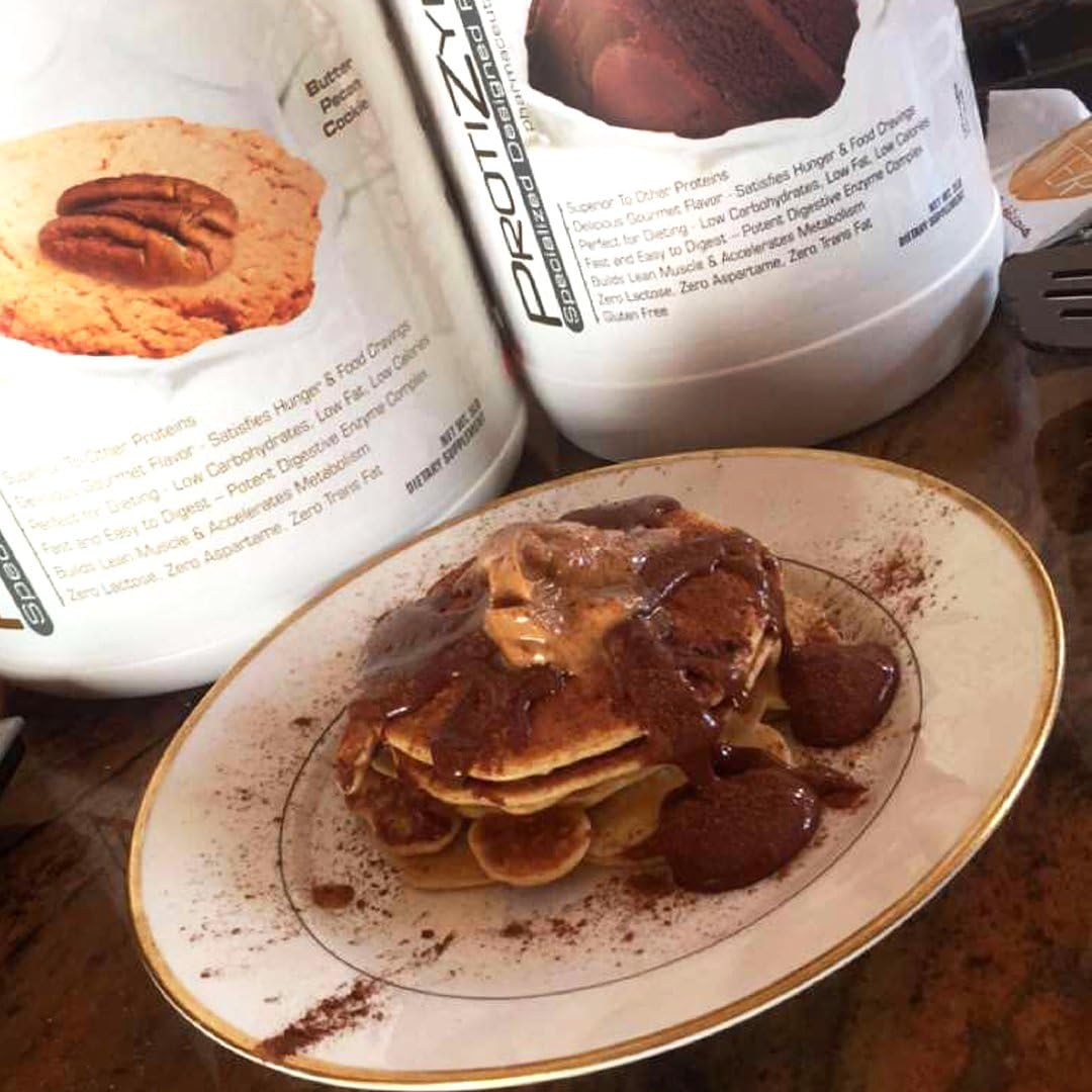 Metabolic Nutrition, Protizyme, 100% Whey Protein Powder, High Protein, Low Carb, Low Fat Whey Protein, Digestive Enzymes, 24 Essential Vitamins and Minerals, Butter Pecan Cookie, 2 Pound (26 ser)