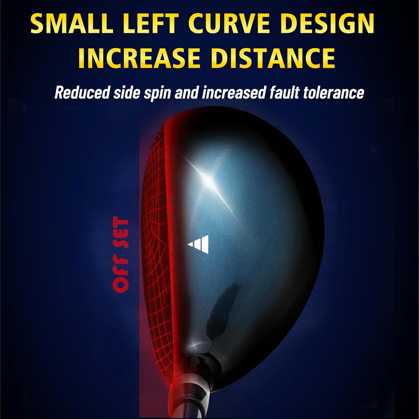 PGM Men's G Type Complete Golf Club Set - Titanium #1 Driver, Draw-Biased Hybrid, High-Strength Iron Set, High Forgiveness Putter, with Stand Bag