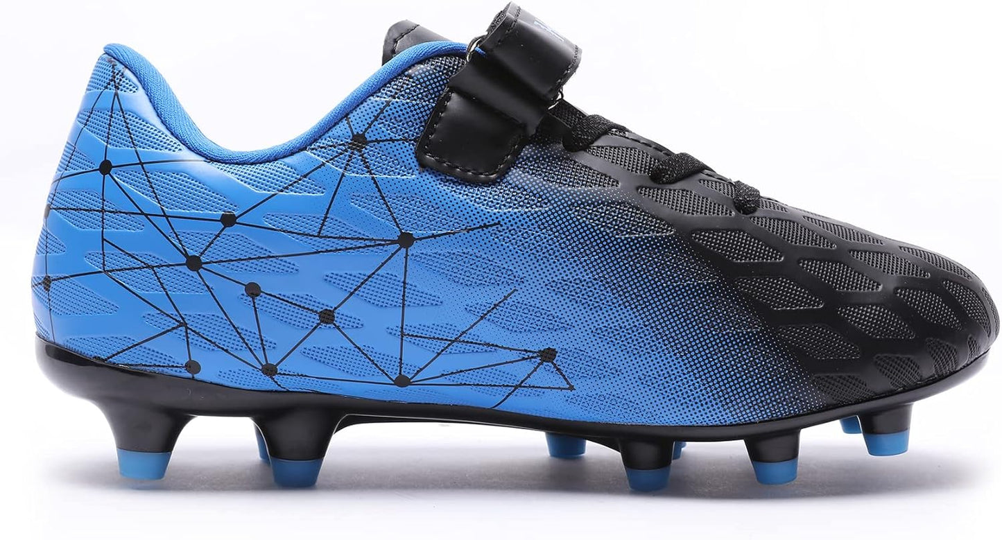 Hanani Boys Soccer Cleats Kids Girls FG/AG Soccer Athletics Sport Shoes Training Shoes Running Shoes Teenager Indoor Outdoor Football Shoes Sneakers for Unisex