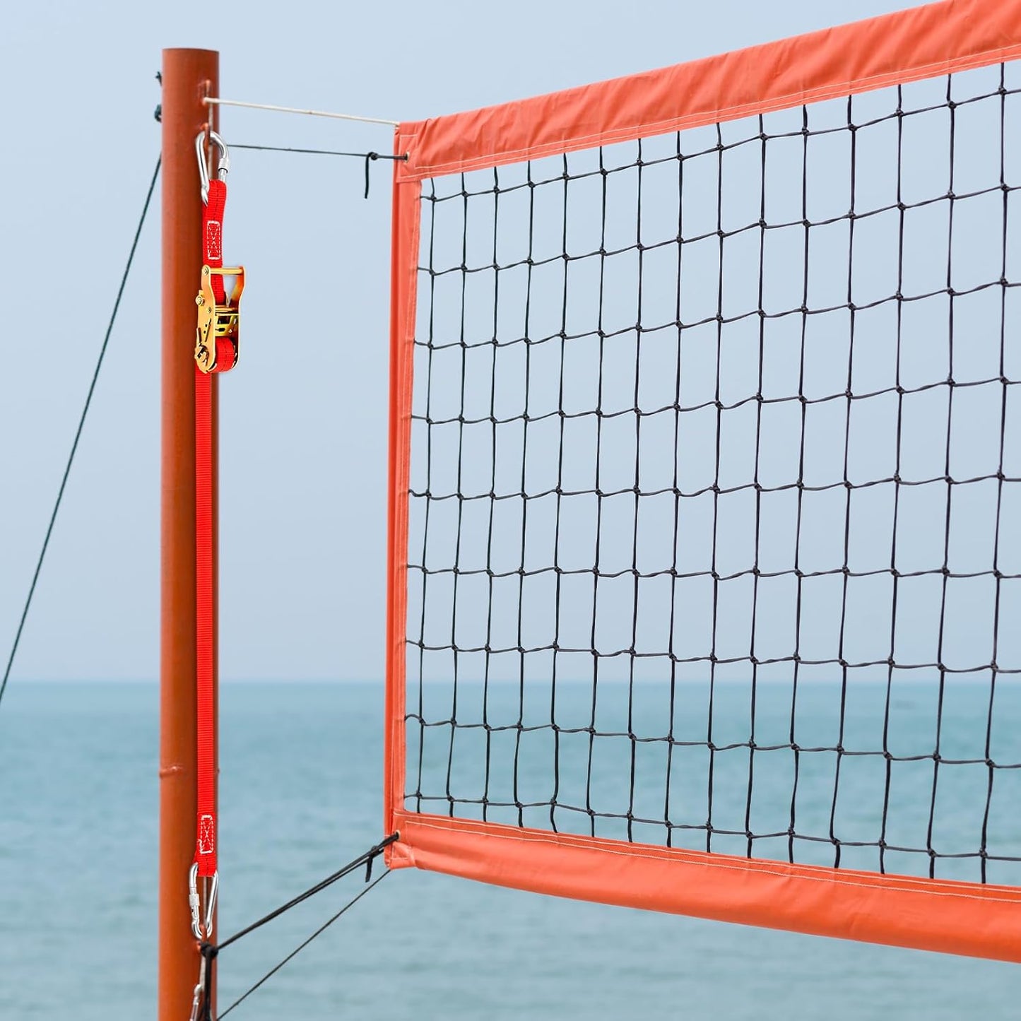 2 Pcs Volleyball Net Ratchet Strap Heavy Duty Net Tensioning Lever Ratchet Volleyball Poles Rope Tightener