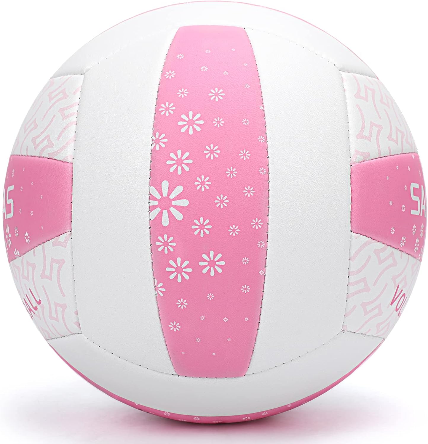 Beach/Water/Sand Volleyballs, Outdoor/Indoor Official Size, Soft Touch Volleyball for Beginners, Cute Volley Ball for Girls/Kids/Youth, Ideal Gifts with Pump for Backyard, Pool, Middle School