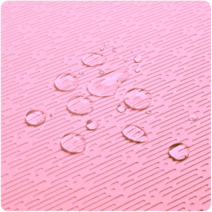 Hatha Yoga Extra Thick TPE Yoga Mat - 72"x 32" Thickness 1/2 Inch -Eco Friendly SGS Certified - With High Density Anti-Tear Exercise Bolster For Home Gym Travel & Floor Outside