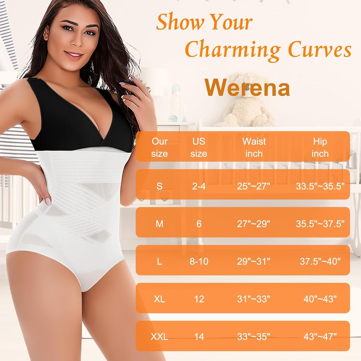 Tummy Control Shapewear Panties for Women High Waisted Body Shaper Slimming Shapewear Underwear Girdle Panty