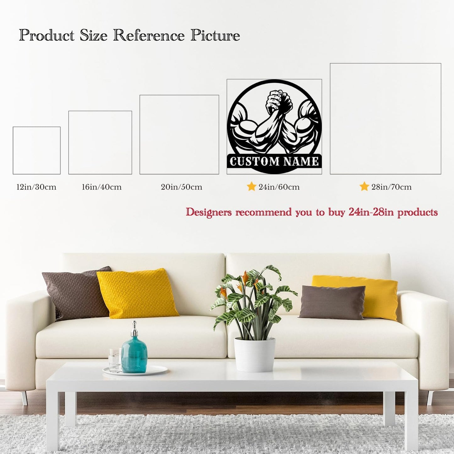 Customized Metal Gym Name Sign, Personalized Sports Room Wall Art,Metal Gym Sign,Unique Fitness Wall Sign, Gym Lovers Unique Gift, Gym Wall Art,Training Center Sign (Style-10)