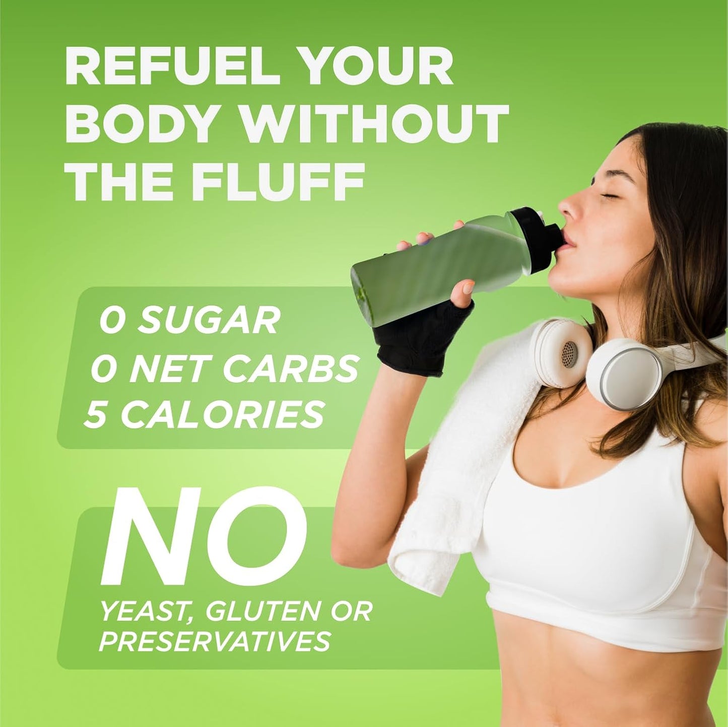 Keto Vitals Keto Electrolytes Plus Greens Superfood Powder Packets - 30 Servings Sugar Free Electrolytes Supplement for Hydration, Energy, Gut Health & Digestion - Super Greens Powder for Hydration