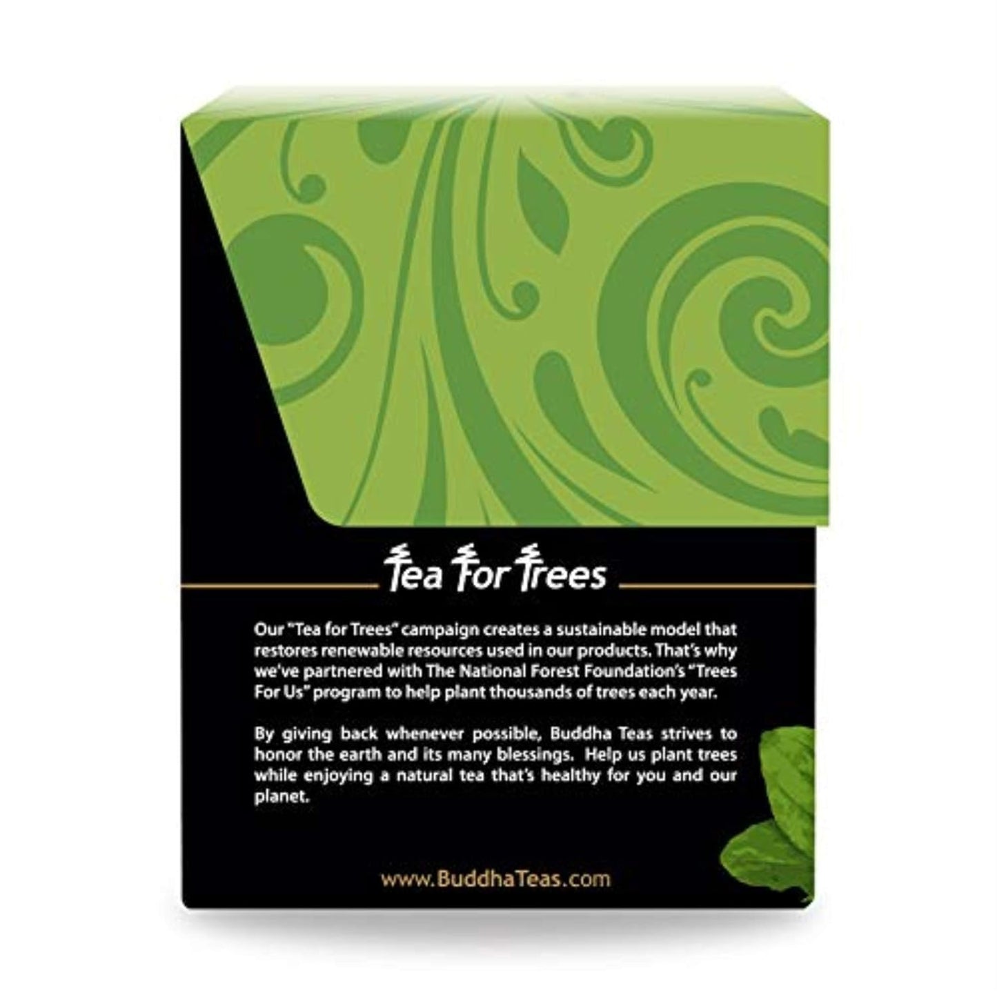 Buddha Teas - Plantain Leaf Tea - Herbal Tea - Promotes Digestive & Respiratory Health - Clean Ingredients - Caffeine Free - OU Kosher - Gluten Free - 18 Tea Bags (Pack of 1)