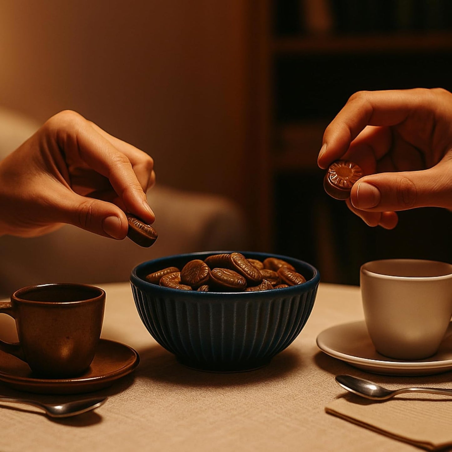 Andy Anand Chocolatier Sugar Free Espresso Coffee Hard Candy - Made in Europe Gluten Free & Diabetic Friendly Coffee Candy, With Real Unique Flavor Hard Candy Individually Wrapped (60 Pcs, 7 Oz)