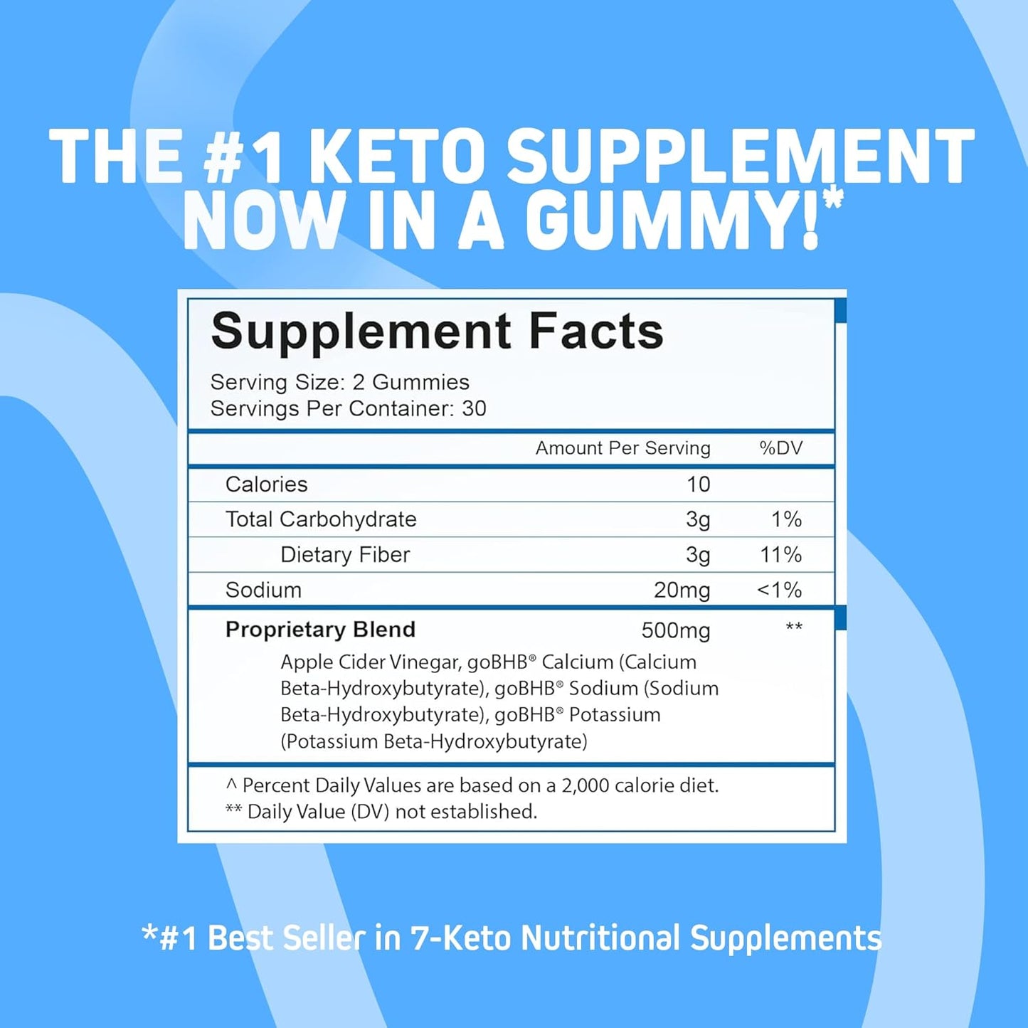 Herbtonics Keto Apple Cider Vinegar Gummies - Digestion & Detox Support - Sugar Free BHB Advanced Formula for Keto Support - Raw ACV with The Mother - 120 Vegan ACV Gummies