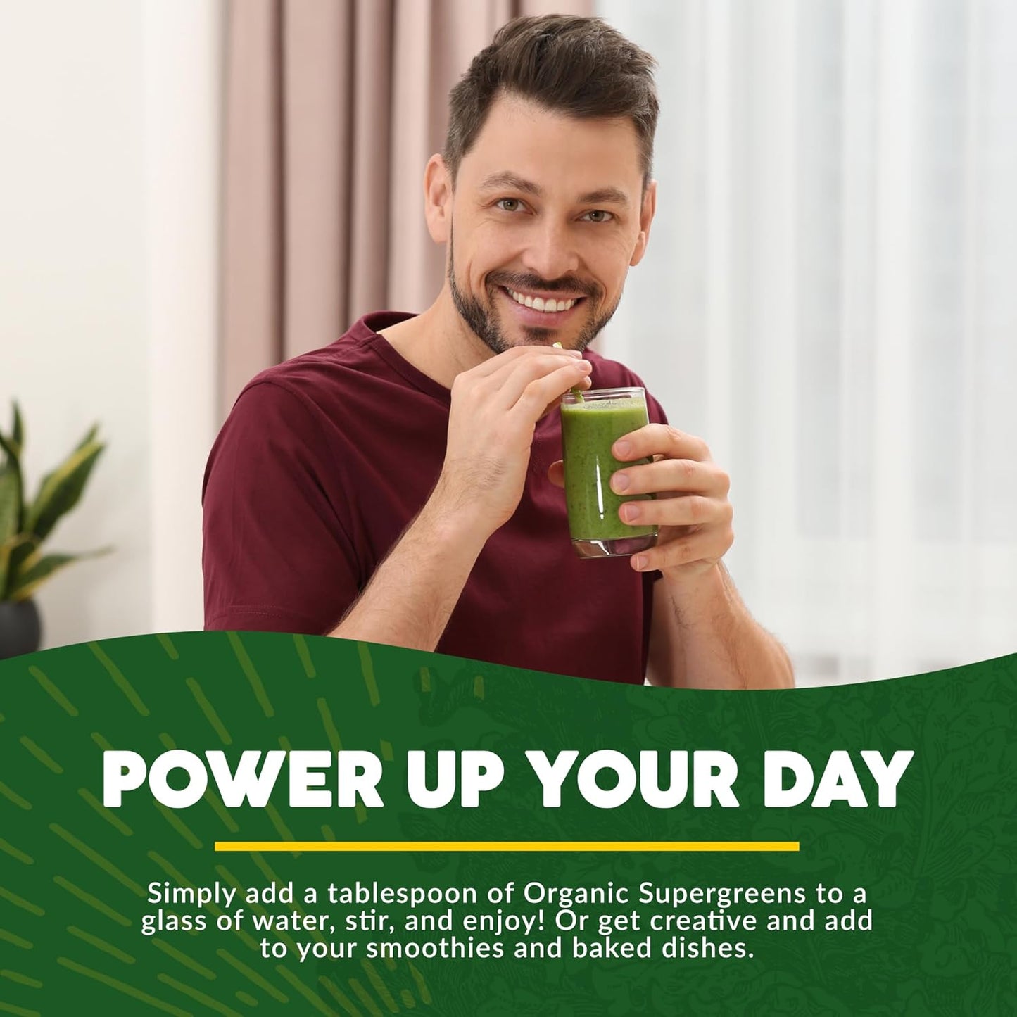 Paleovalley Organic Supergreens - Organic Greens Powder Superfood for Immune Support - Paleo Green Powder Blend - 28 Servings - 23 Organic Superfoods - Gluten Free, No Cereal Grasses, Soy or Grain