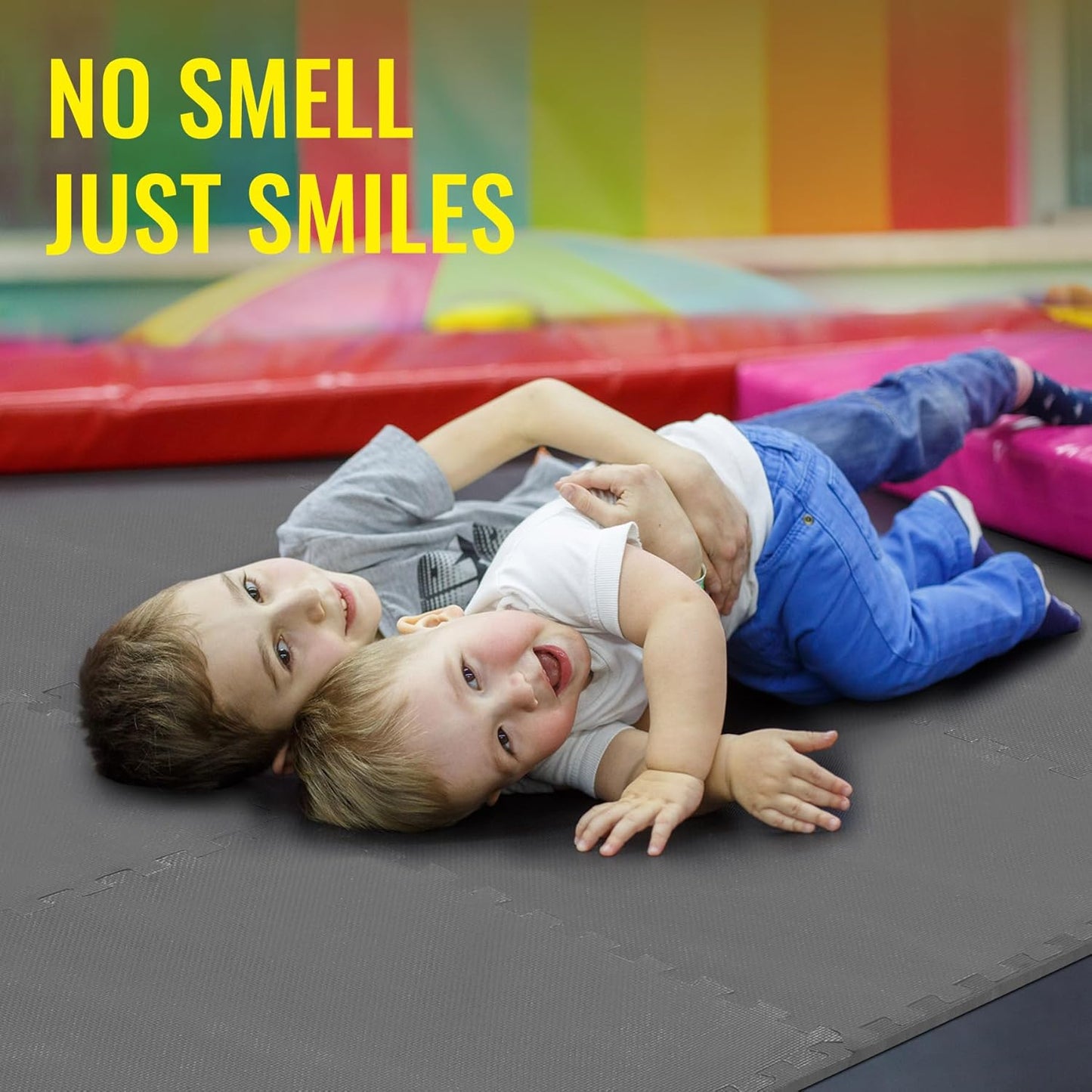 Hulkfit Puzzle Exercise Mat with EVA Foam Mat Interlocking Floor Tiles for Home Gym Mats Flooring for Garage Floor Padding for Kids Exercise Equipment Mats