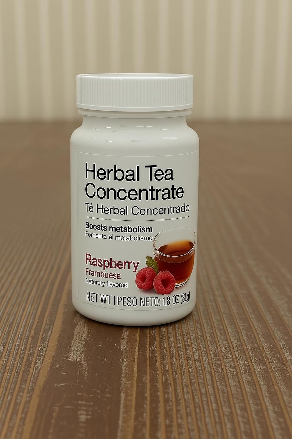 Herbal Tea Flavor Certified Gluten-Free, Low Calorie, 1.8 Oz (51g) (1.8 oz, Raspberry)