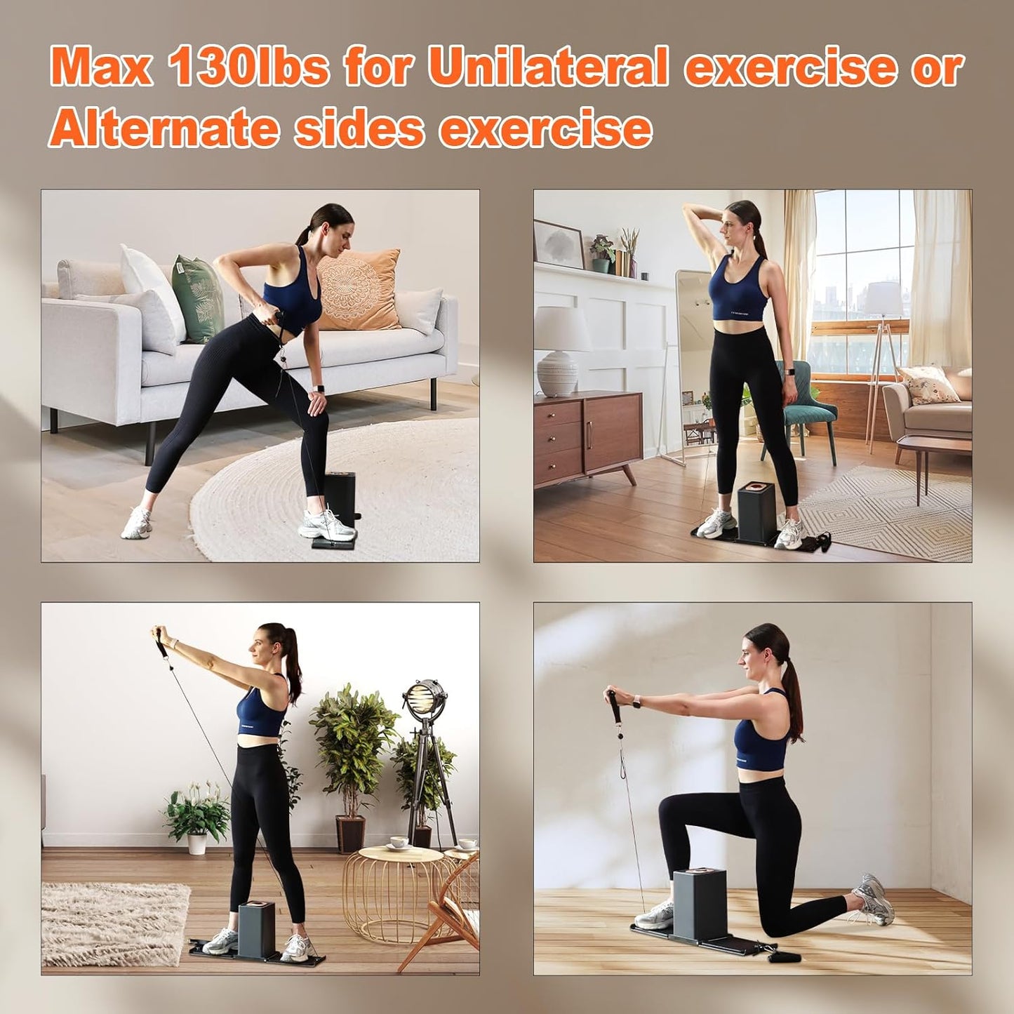 SR3 Smart Home Gym,Portable & Foldable Strength Training Cube Machine for Full Body Workouts,All-in-One Resistance Training Fitness Equipment for Home Use