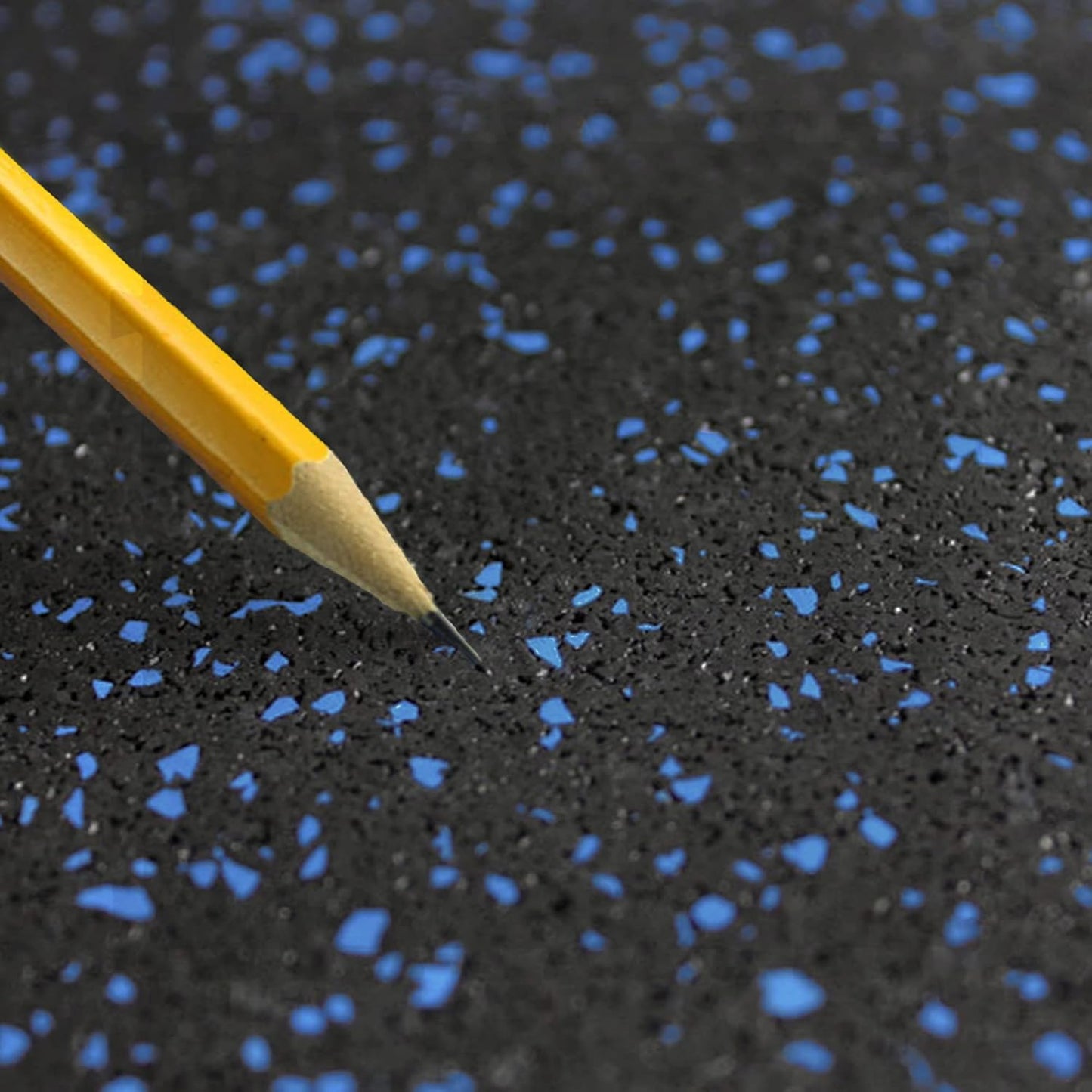 IncStores Impact Foam Rubber Floor Tiles, Interlocking Home Gym Floor Matts for Weight & Workout Equipment Room Padding, 2'x2' Tiles