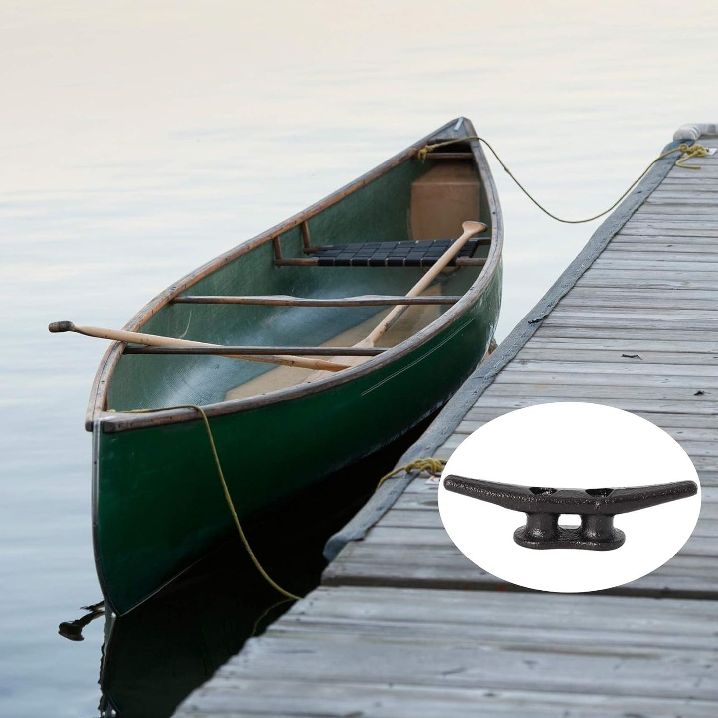 4 inch Dock Cleats 4/6/8/12/16/20/24 Pack,Boat Dock Cleats Rope Cleat Marine Cleats Iron Boat Cleats with Hardware ldeal for Deck,Nautical Decor,Cleats for Boat Dock,Boat Tie Down Cleats