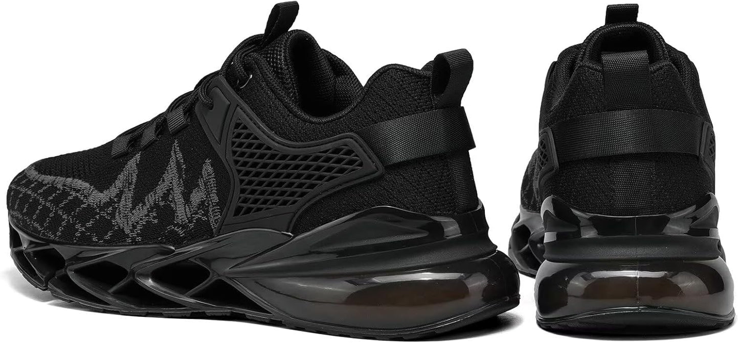 Men's Running Shoes Blade Tennis Walking Fashion Sneakers Breathable Non Slip Gym Sports Work Trainers