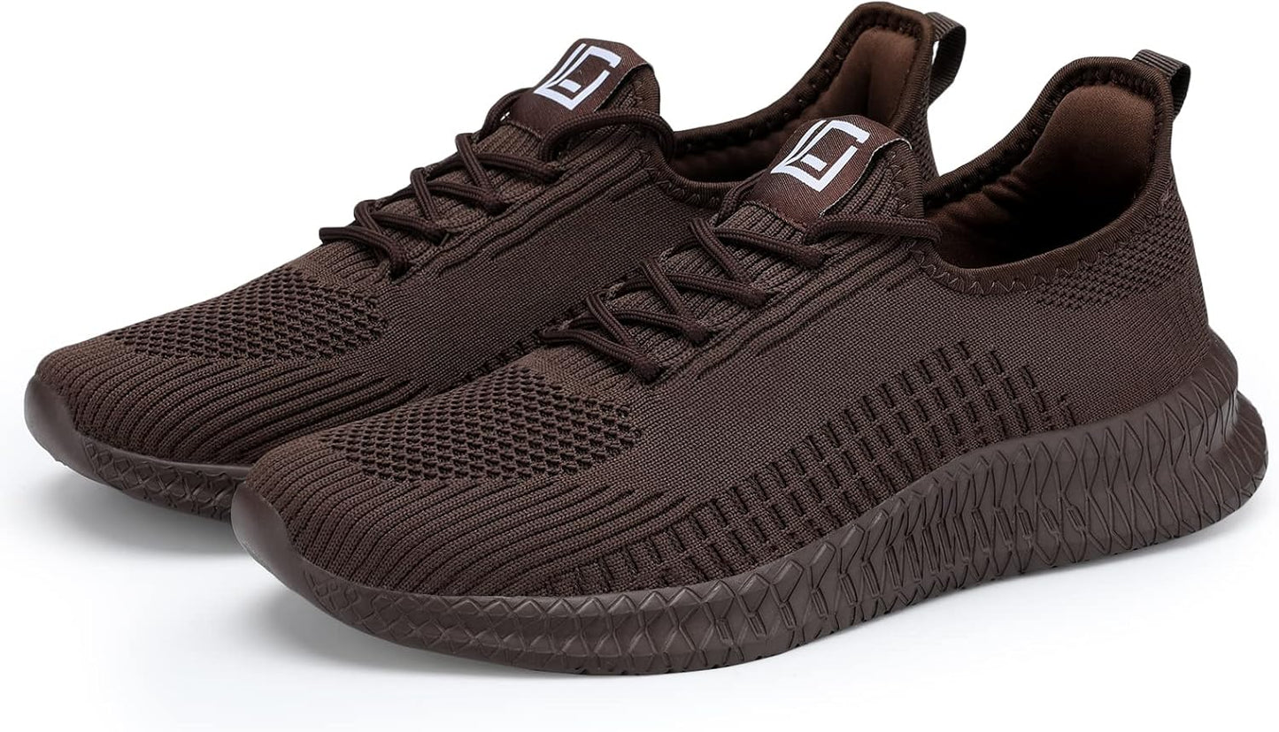 LCGJR Men's Running Shoes Ultra Lightweight Breathable Comfortable Walking Shoes Casual Fashion Sneakers Mesh Workout Shoes