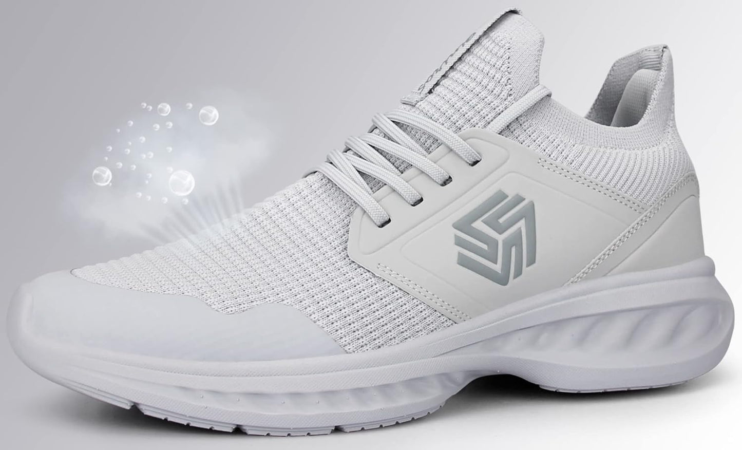 Mens Slip On Walking Shoes Non Slip Running Shoes Breathable Workout Shoes Lightweight Gym Sneakers