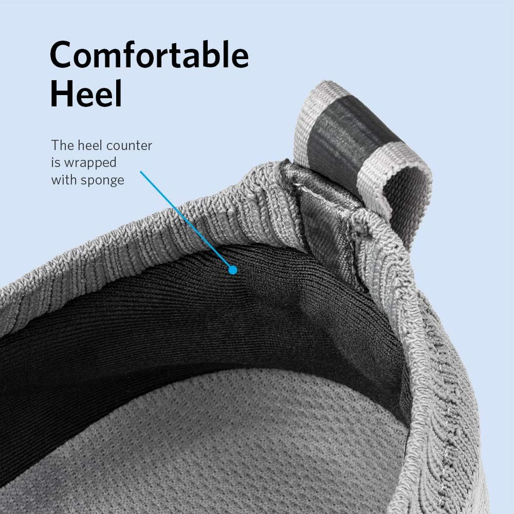 PEAK Mens Lightweight Walking Shoes Comfortable Slip On Sports Sneakers for Tennis, Gym, Running, Casual Workout