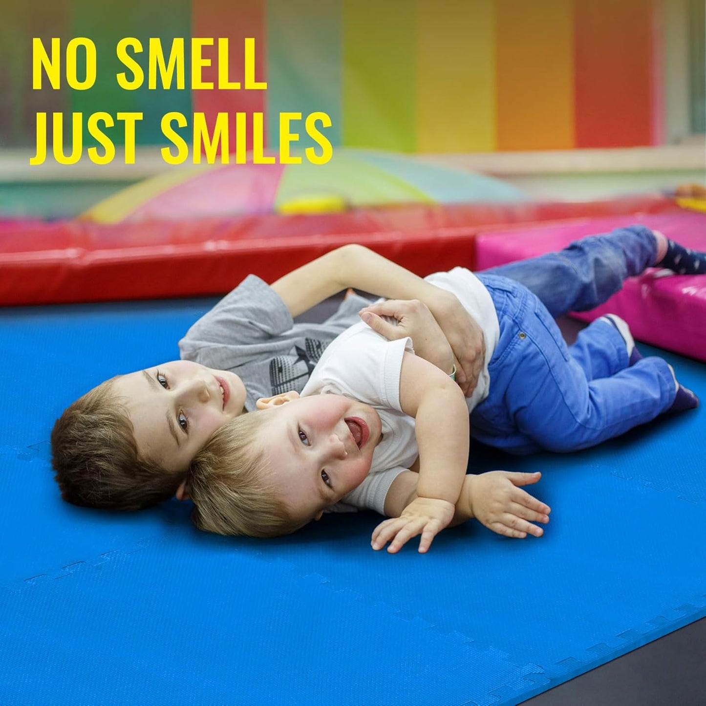 Hulkfit Puzzle Exercise Mat with EVA Foam Mat Interlocking Floor Tiles for Home Gym Mats Flooring for Garage Floor Padding for Kids Exercise Equipment Mats