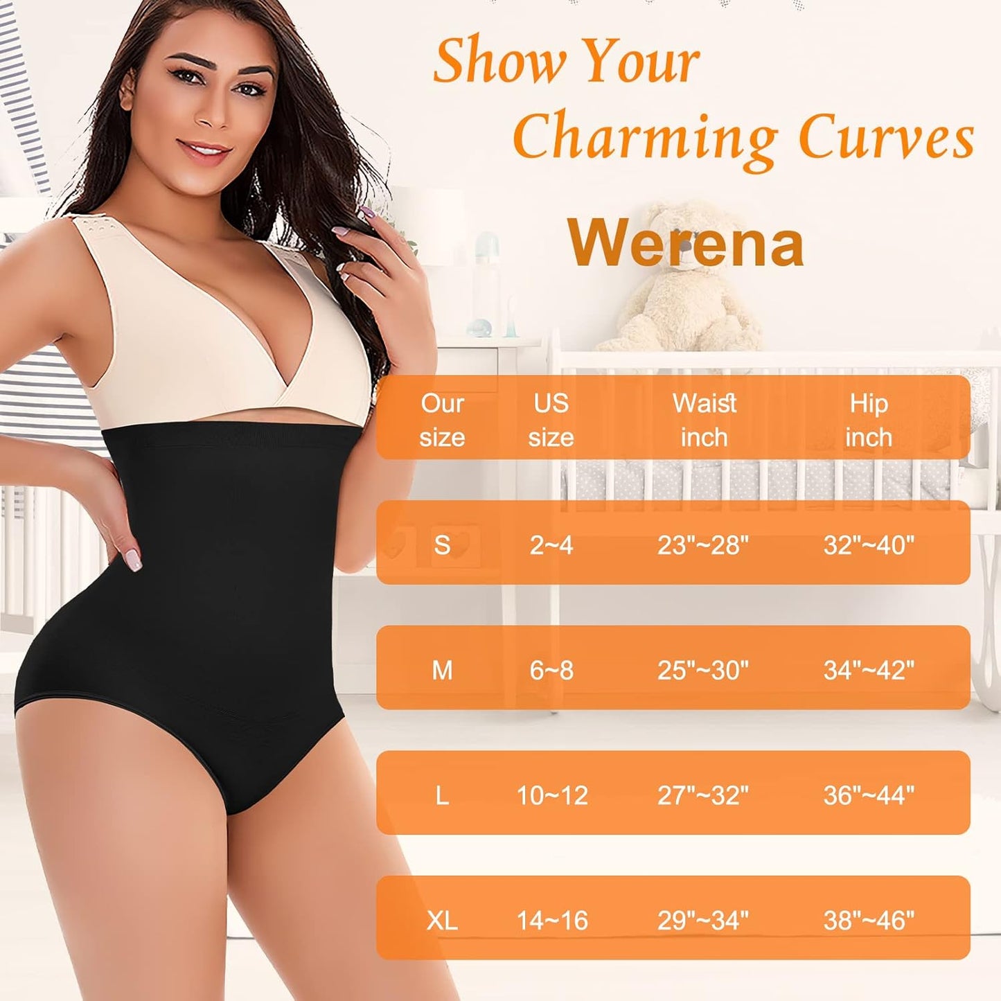 Tummy Control Shapewear Panties for Women High Waisted Body Shaper Slimming Shapewear Underwear Girdle Panty