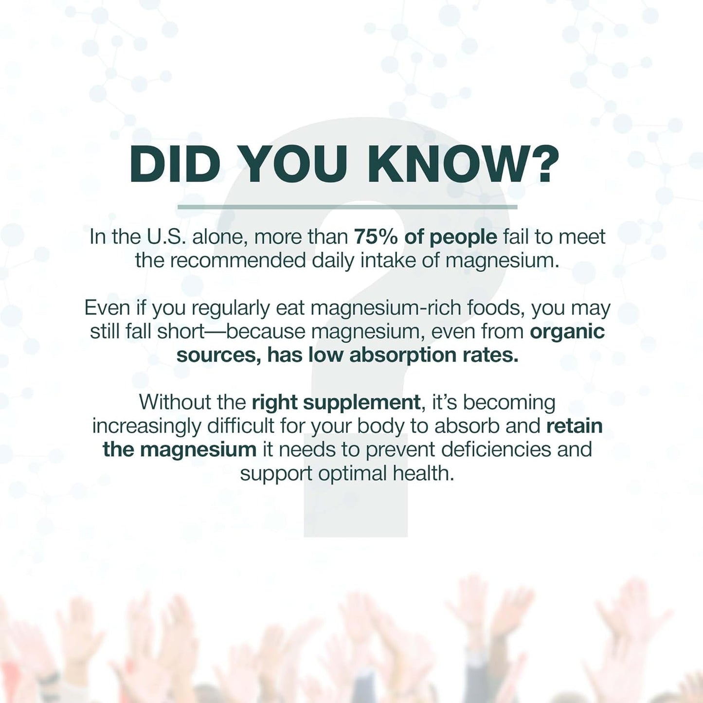 Magnesium Glycinate 750mg | High Absorption Formula for Sleep, Muscle Relaxation & Calm Support | Non-Laxative, Vegan Capsules – Magnesium Supplement for Men & Women – 90 Count