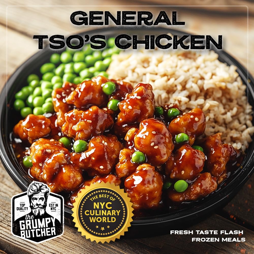 Grumpy Butcher Chef-Crafted Gourmet Meals Sampler: World Flavors, 6-pack (10 – 15 oz each) – Premium Prepared Meals & Entrees