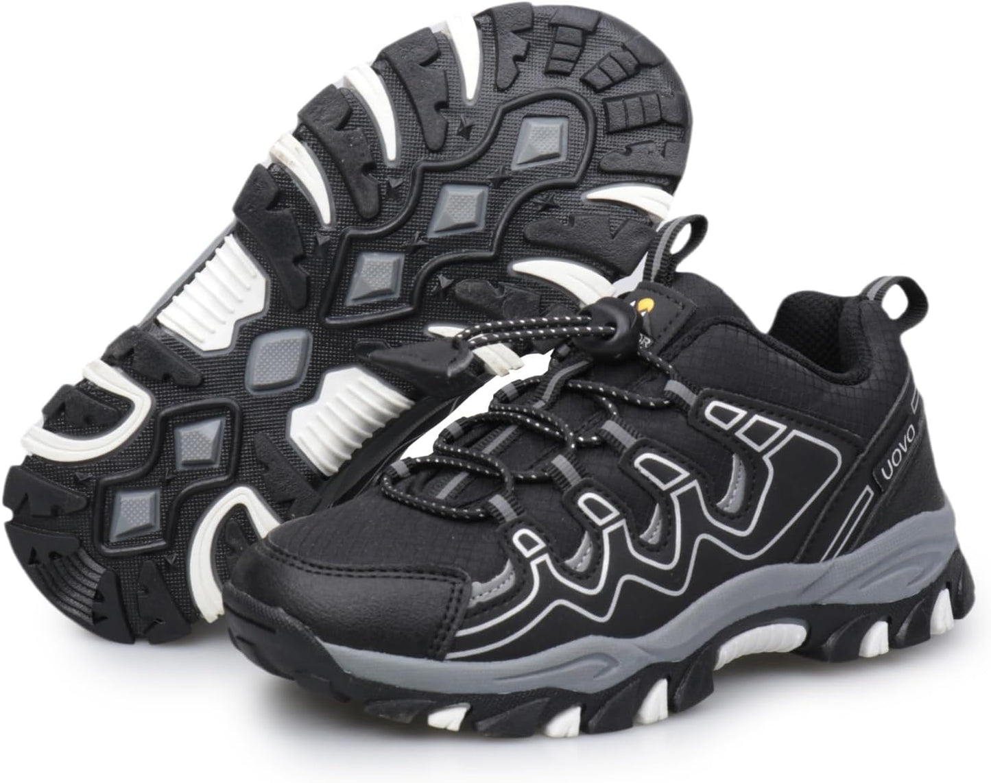 Boys Girls Hiking Trail Shoes Waterproof Slip Resistant Outdoor Trekking Walking Running Sneakers(Little/Big Kids)