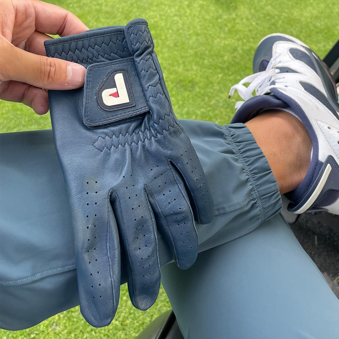 PUR3 Individual - Cabretta Leather Men's Golf Glove, Ultra Soft, with Ball Marker for Right Hand and Left Hand Golfers