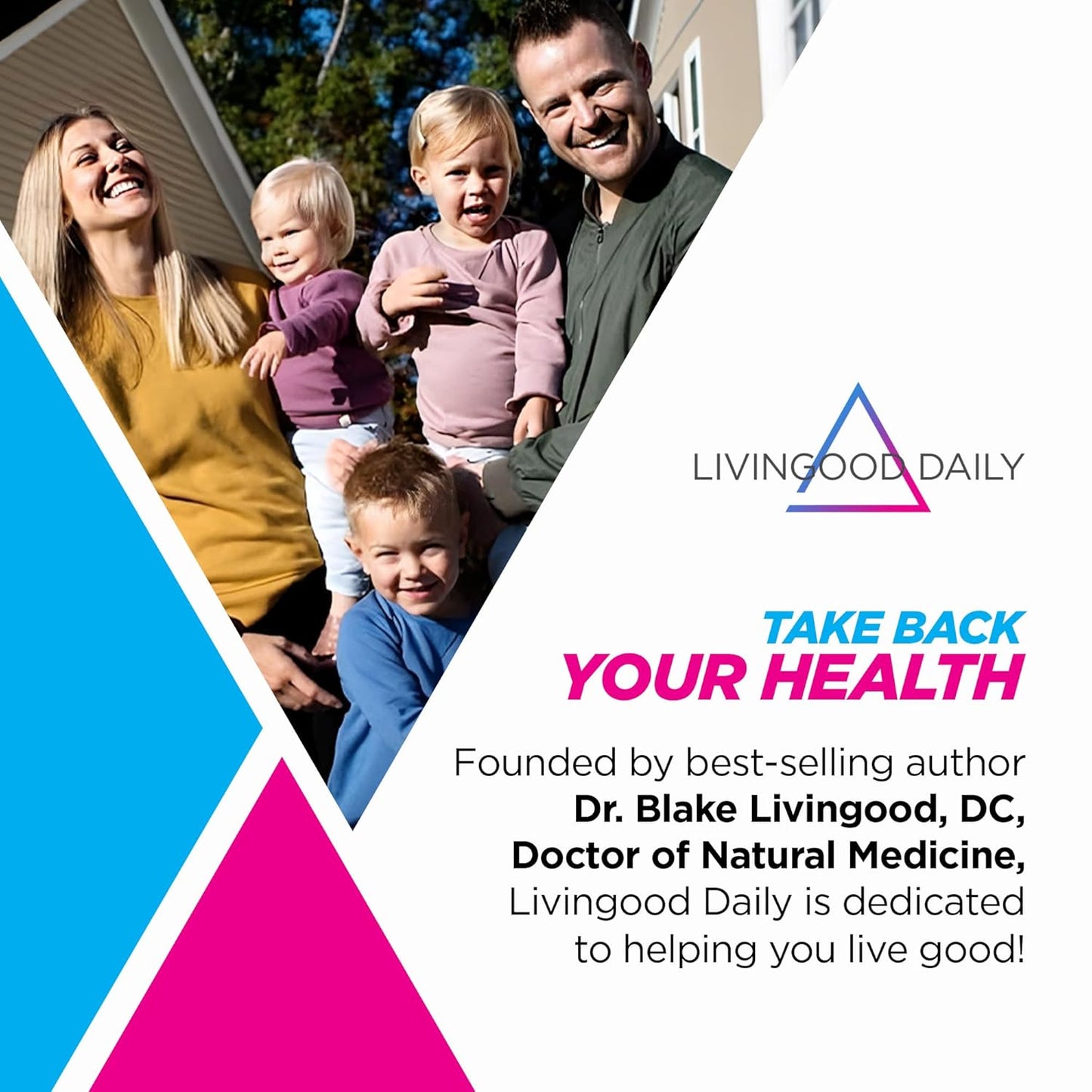 Livingood Daily Coffee with Moringa, Ground Decaf Coffee with Plant Based Ingredients for Daily Wellness, Made with Moringa Powder, Organic, Non GMO, Vegan, Gluten Free, 20 Servings, 12 oz Bag