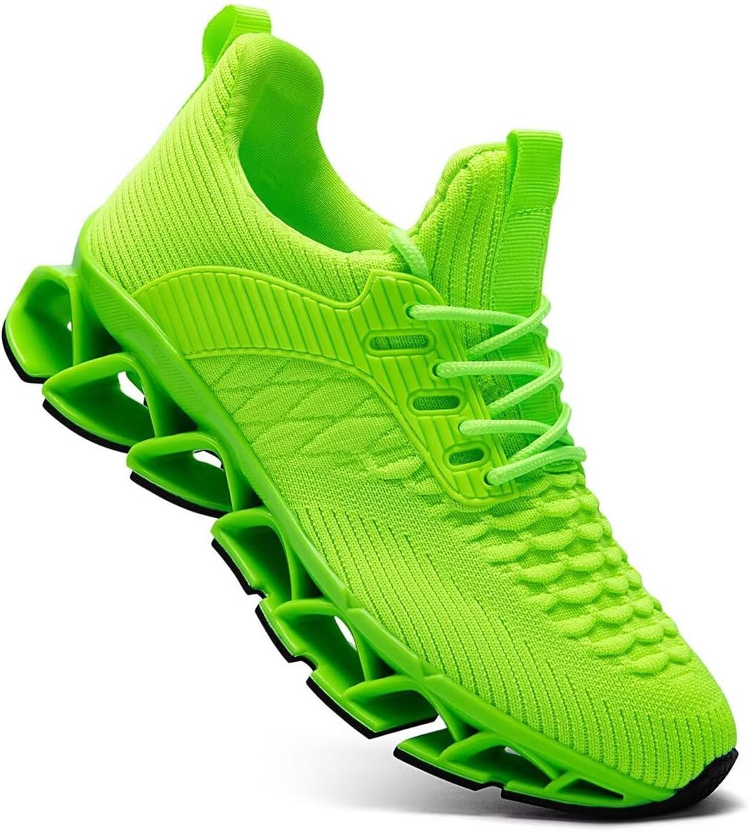 Mens Slip on Walking Running Shoes Blade Tennis Casual Fashion Sneakers Comfort Non Slip Work Sport Athletic Trainer