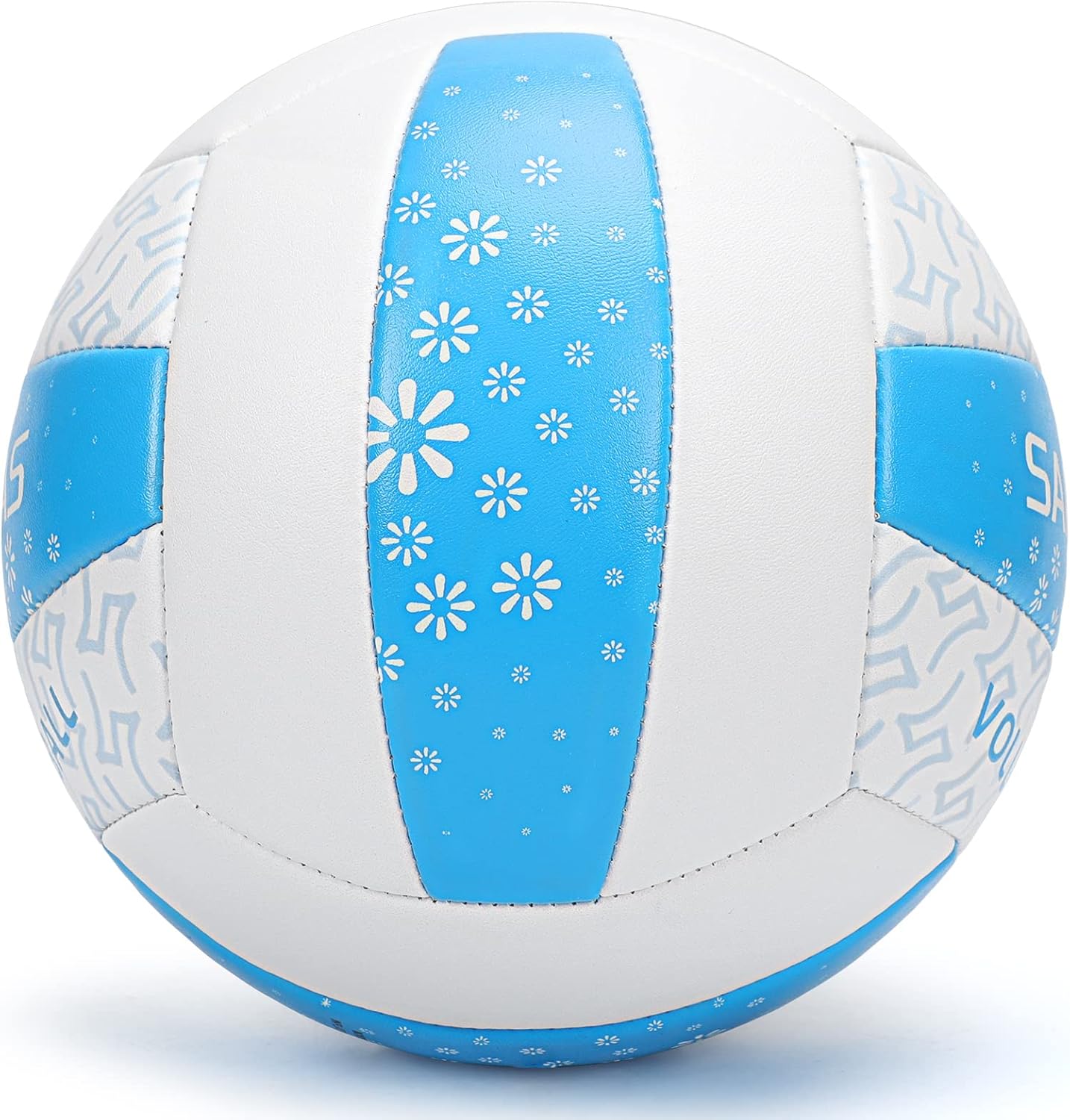 Beach/Water/Sand Volleyballs, Outdoor/Indoor Official Size, Soft Touch Volleyball for Beginners, Cute Volley Ball for Girls/Kids/Youth, Ideal Gifts with Pump for Backyard, Pool, Middle School