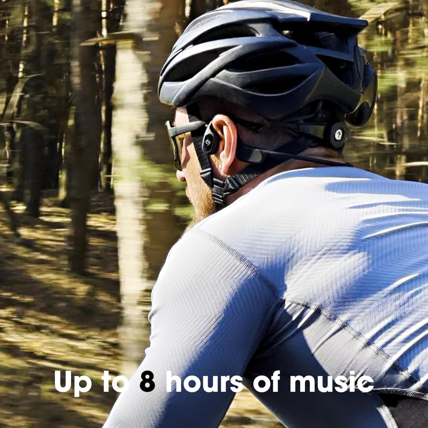 FlowMotion Versa Open-Ear Swimming Headphones Bluetooth Bone Conduction Headphones, 32GB MP3 Player, IP68 Waterproof, Secure Fit for Workouts, Running, Swimming, Cycling, Gym, Built-in Microphone