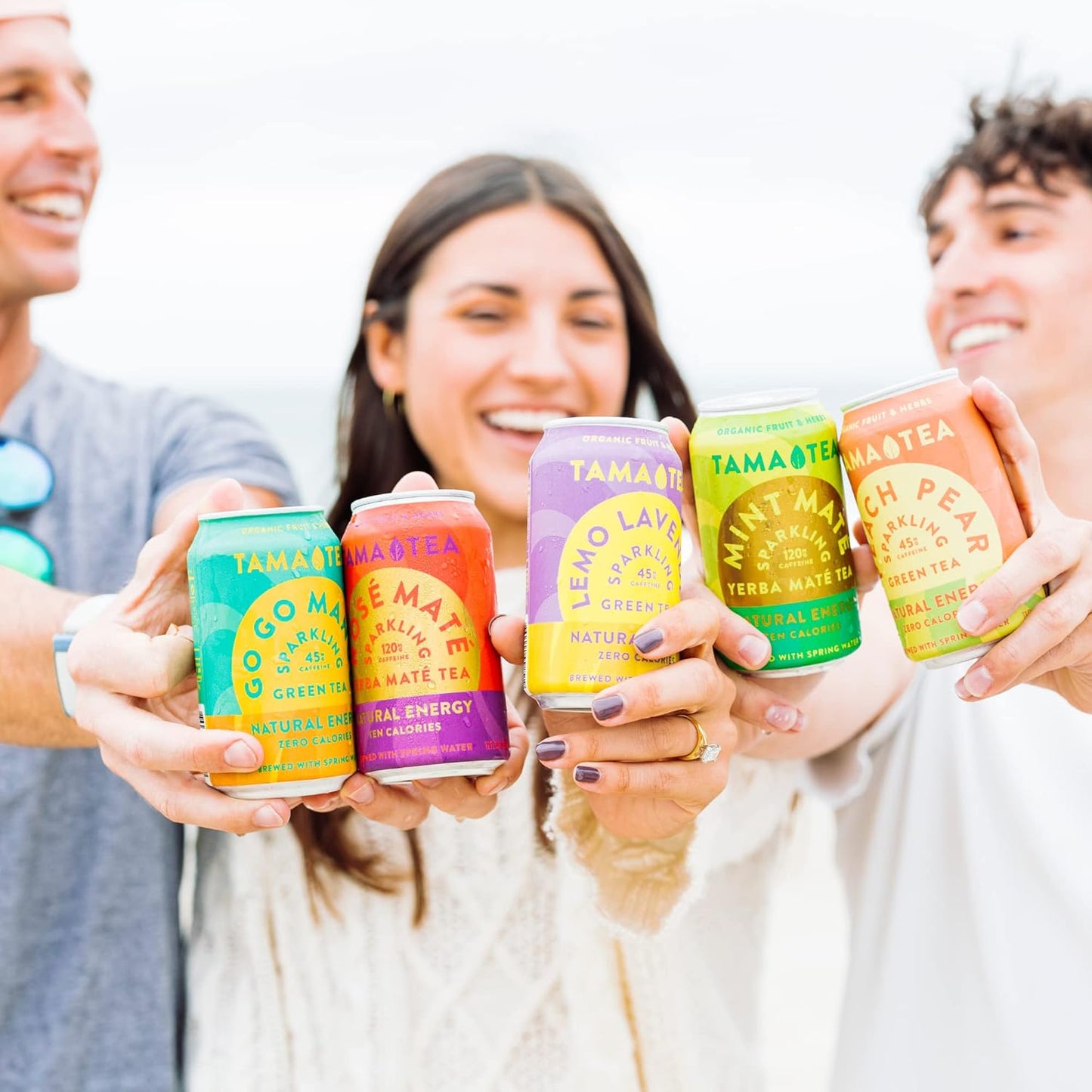 Tama Tea Sugar-Free Sparkling Green Tea, Lemo Lavender – Organic & Naturally Energizing – Zero Calories, Zero Carbs, Non-GMO – Antioxidant-Rich with 45mg Natural Caffeine – 12 oz Cans (12-Pack)