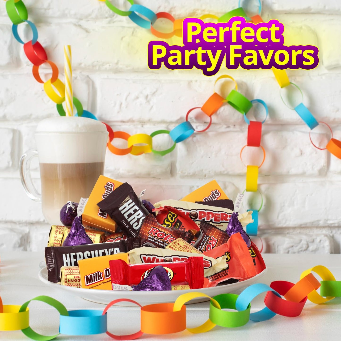 Assorted Chocolate Candy Variety Pack - 10 Lb Bulk Candy Chocolate Mix - Individually Wrapped Chocolate Sweets - Easter Variety