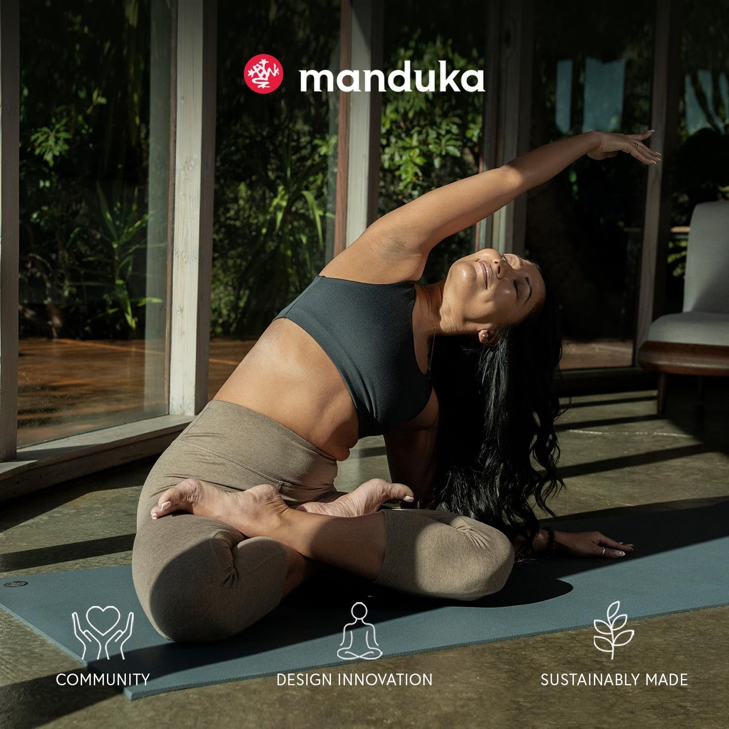 Manduka PRO Yoga Mat 71" - 6mm | Lifetime Durability | Hygienic Construction | Premium Studio Quality | Teacher Approved | 71 x 26 inches | Verve