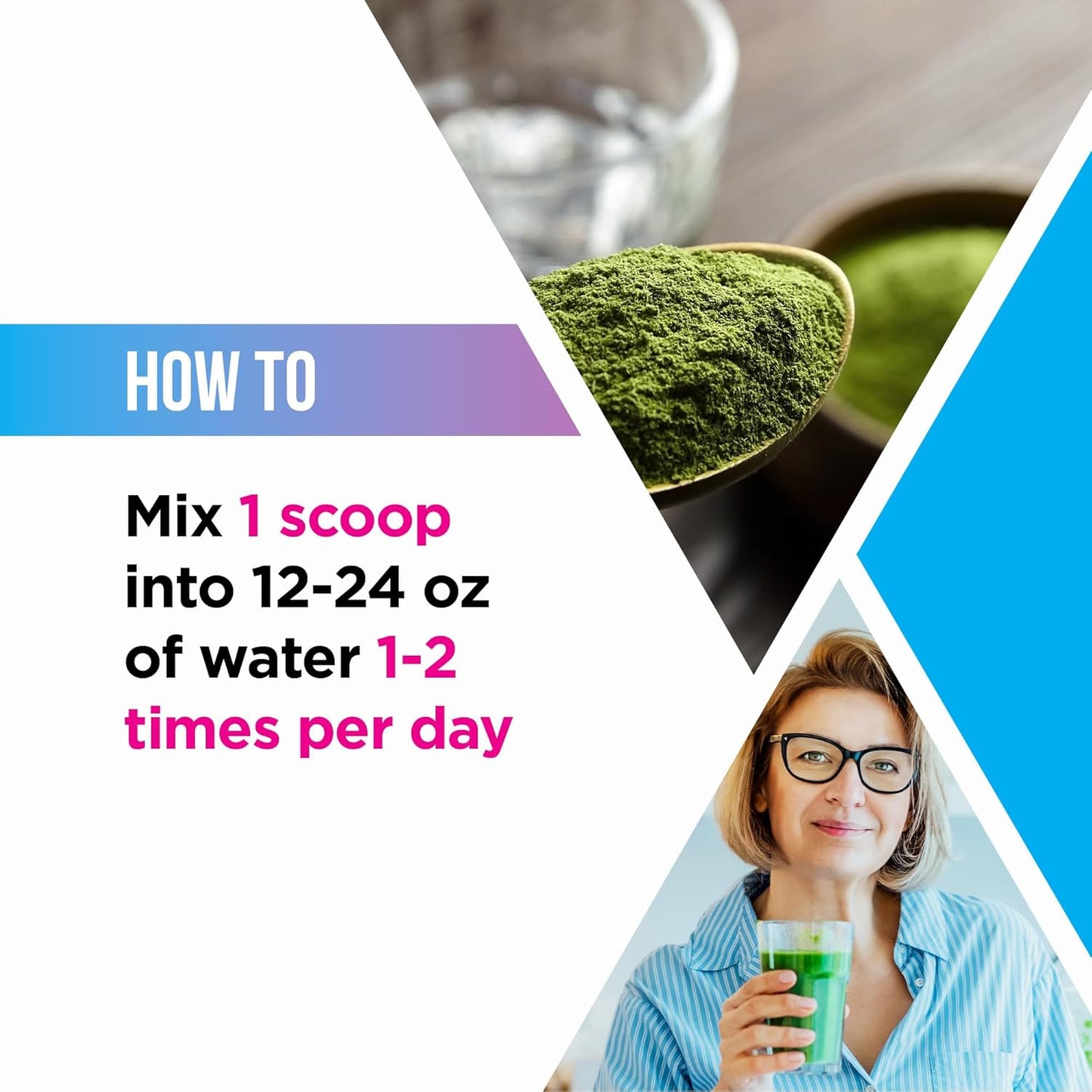 Livingood Daily Greens & Superfood Powder, Super Greens for Gut Health, Green Juice Powder with Spirulina, Chlorella, and Digestive Enzymes, Probiotics for Digestive Support, Berry, 30 Servings