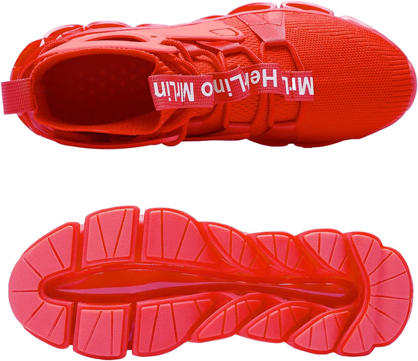 Hello MrLin Men's Running Shoes Non Slip Athletic Tennis Walking Blade Type Sneakers Hip Hop