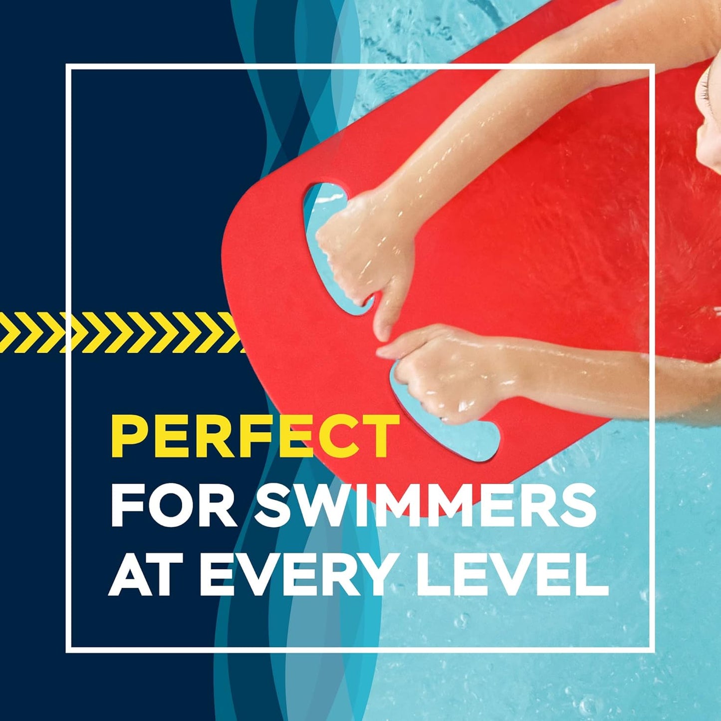 Sunlite Sports Swimming Kickboard - One Size Fits All - A Great Training Aid for Children and Adults