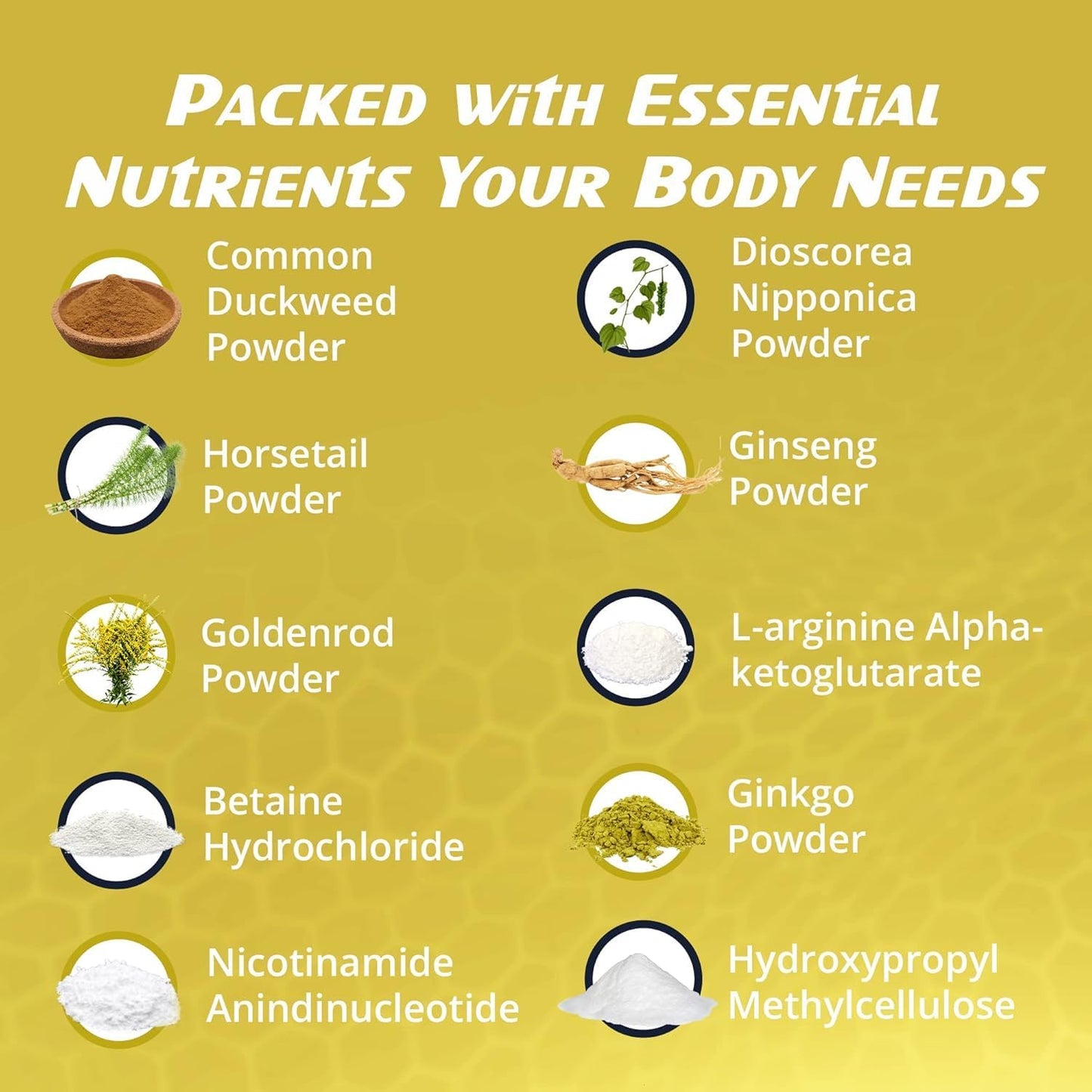 EnergyTune Energy Supplements, Increases Nutrient Absorption and Promotes Overall Health and Immune Support - Non-GMO, Gluten Free, Vegetarian - Veg Capsules (60 Count (Pack of 3))