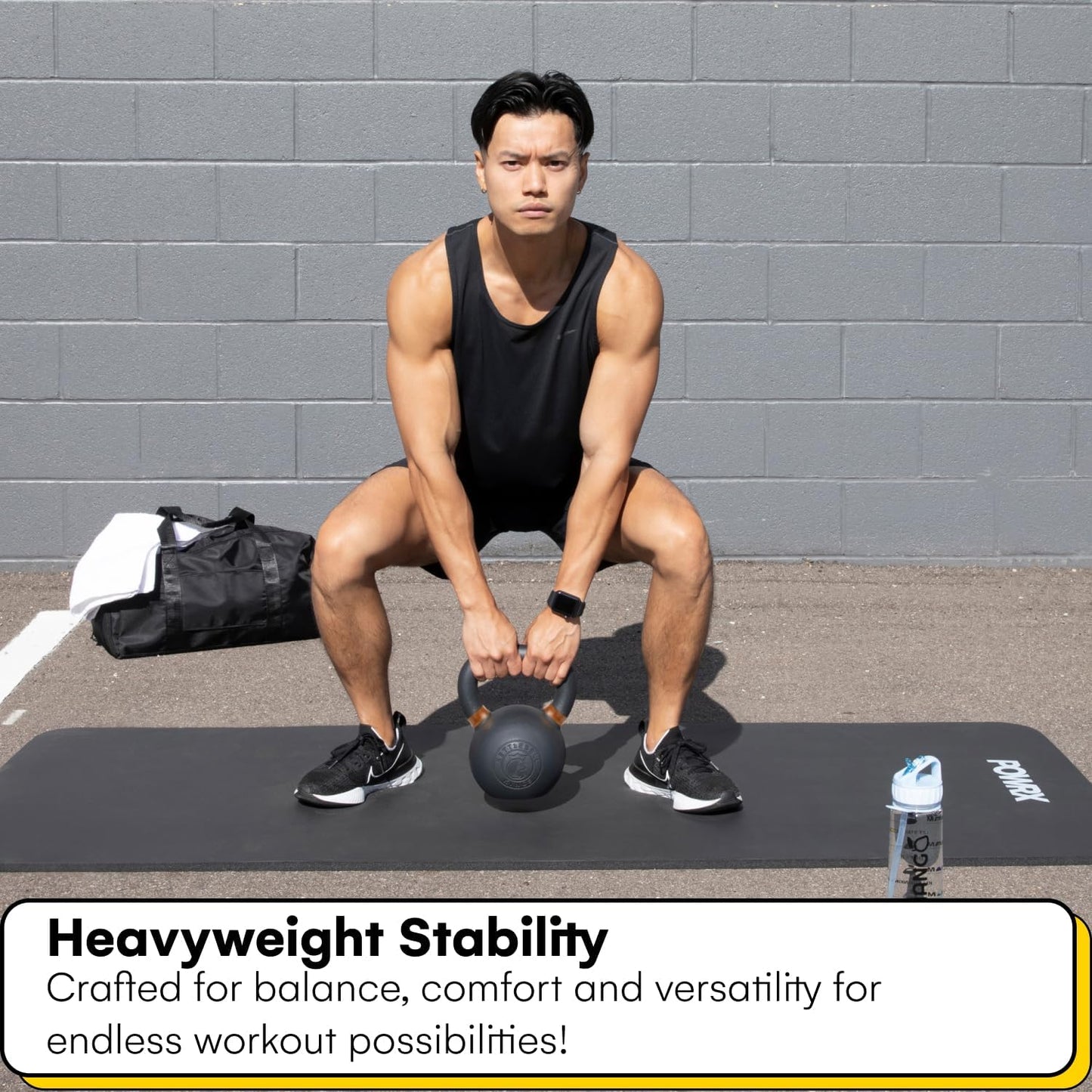 Kettlebell Kings Powder Coated Kettlebell Weights - 9-97 lb Strength Training Kettlebells for Men and Women - Hand Weights Workout Gym Equipment - Weights Set for Home Gym- New