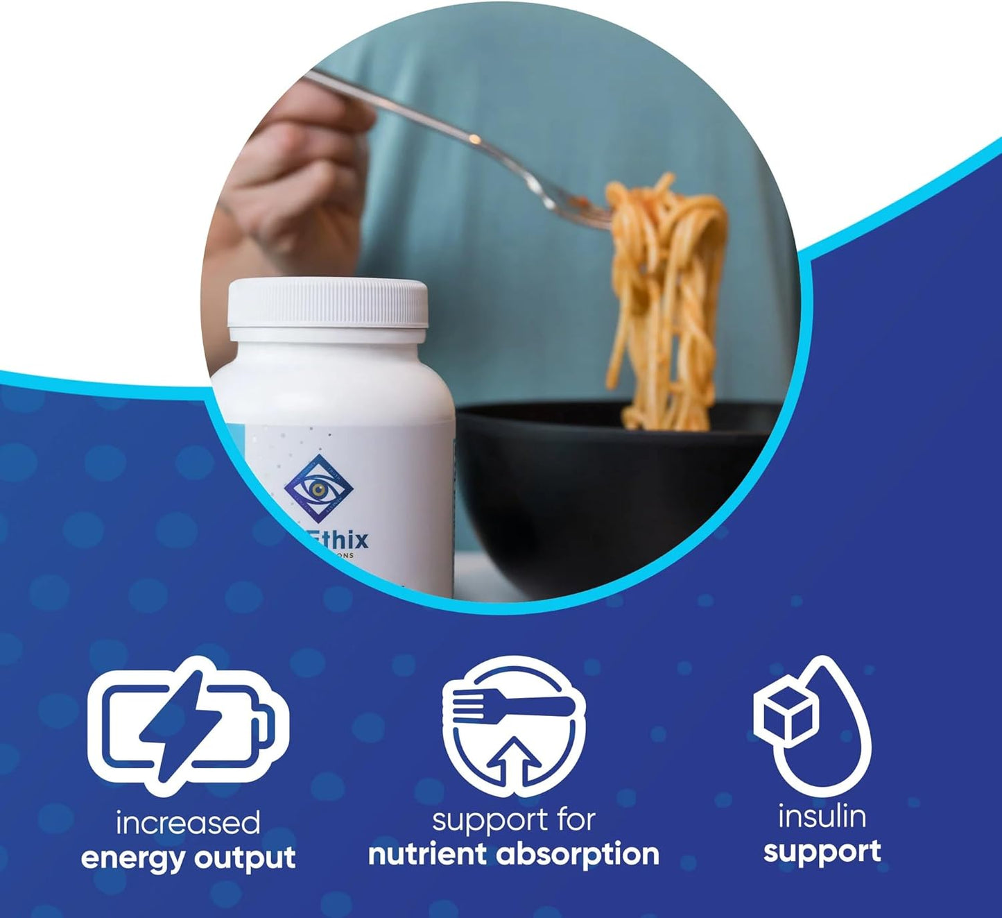 NuEthix Formulations GDA-MAX PRO, Double Berbine HCL Supplement, Supports Glucose Metabolism, Weight Management, Immune Support, Heart Health - Non GMO, Gluten Free, Dairy Free, 90 Count