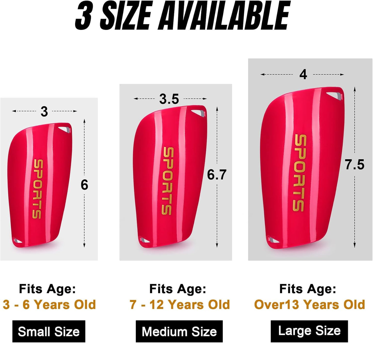 XZQTIVE Soccer Shin Guards with Shin Sleeves and Soccer Socks, Football Shin Pads Set for Kids Youth and Adult