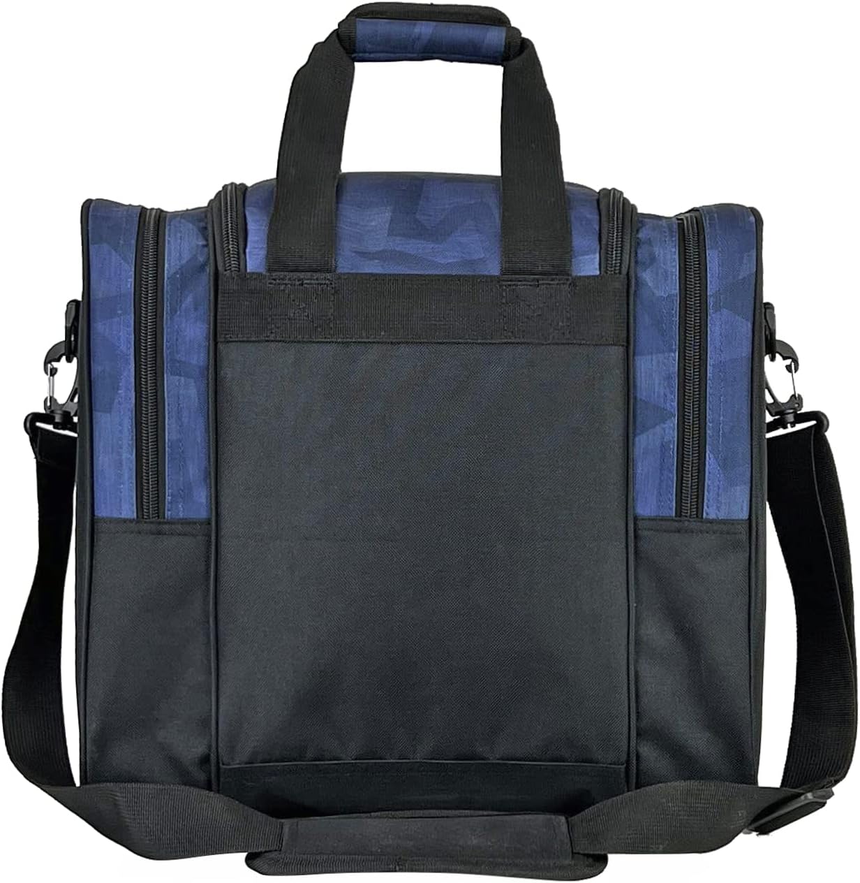 GRANDUP Bowling Ball Bag for Single Ball - Black Bowling accessories Ball Tote Bag Bowling Bag with Padded Ball Holder - Fits Bowling Shoes Up to Mens Size 14