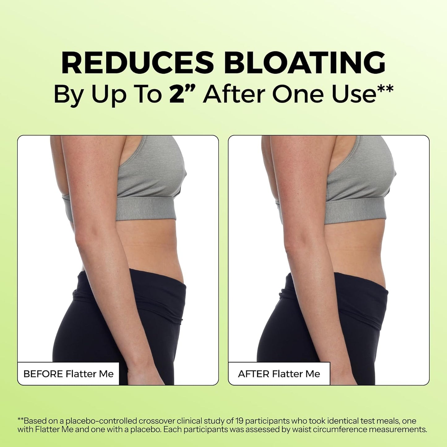 HUM Flatter Me Digestive Enzymes Bloating Supplement - Fast-Acting Bloat Relief for Digestive Health & Debloating Multi Enzyme | Bloat Pills, Anti Bloat Pills, Vegan 60 Servings