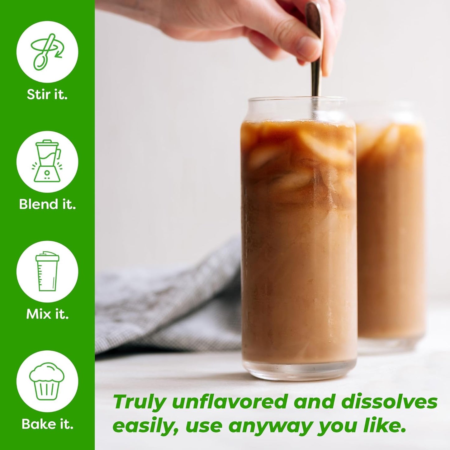 Orgain Hydrolyzed Collagen Peptides Travel Packets For Women & Men - 5g Grass Fed Collagen Per Serving, Hair, Skin, Nail & Joint Support Supplement, Non-GMO, Type I & III - Unflavored (25 Count)